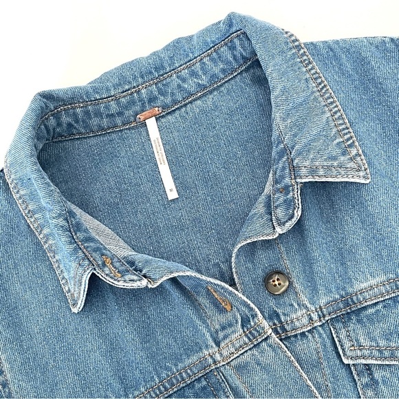 Free People Nicole Denim Shirt Dress - Picture 9 of 13